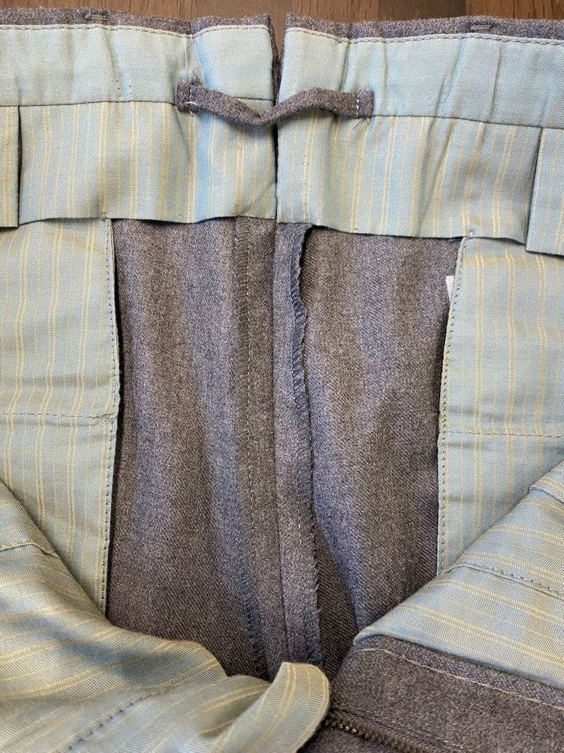 INCOTEXウールスラックスパンツ