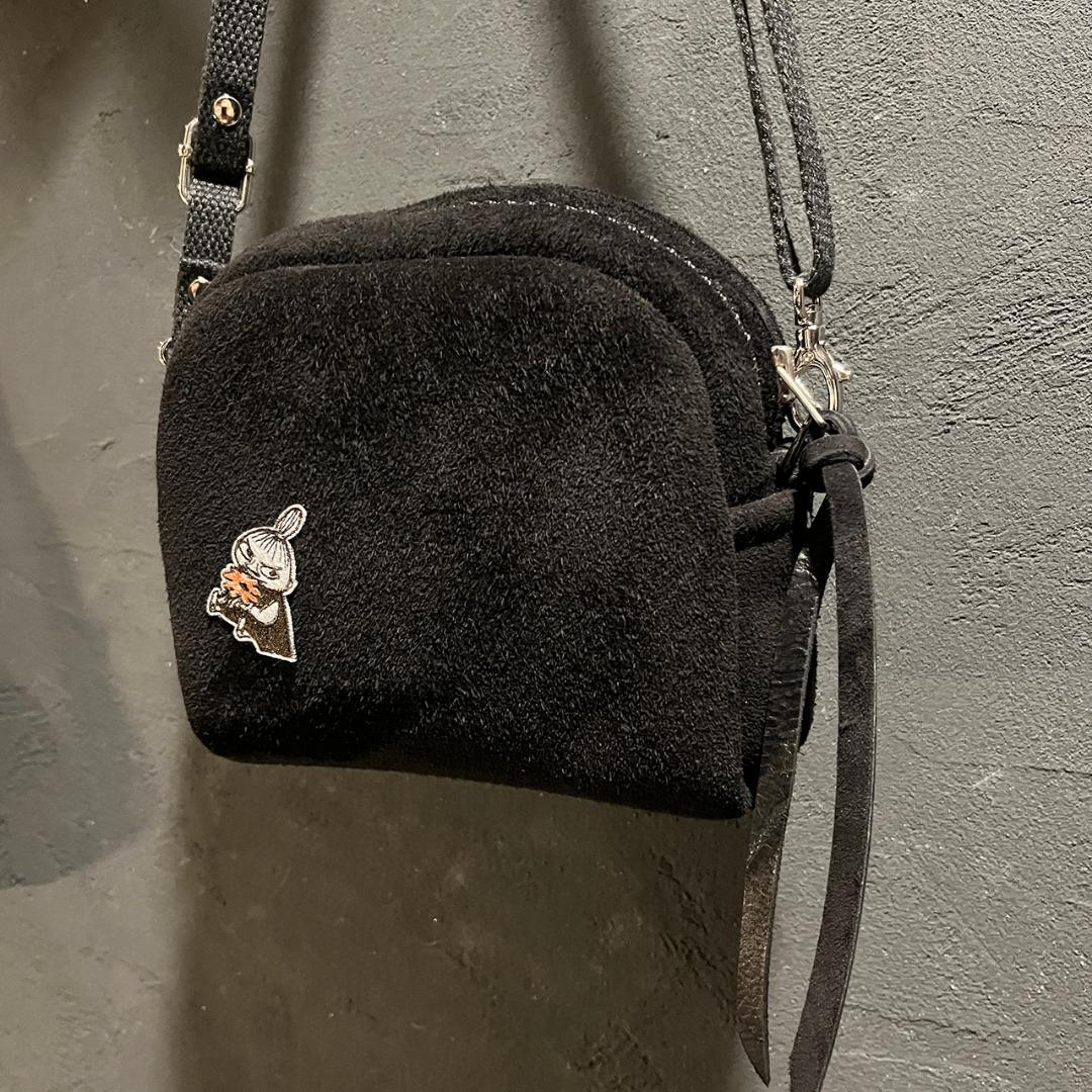 リトルミイのワッペン付きポシェット kudu革バッグ レザーポシェット #232