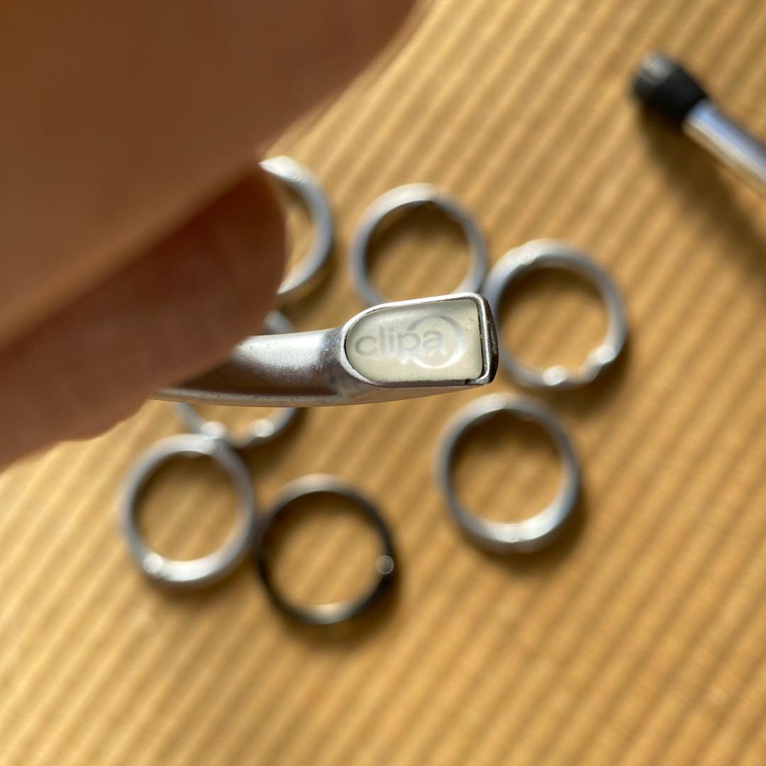 clipa クリッパ　金属製ハンガー 8個セット