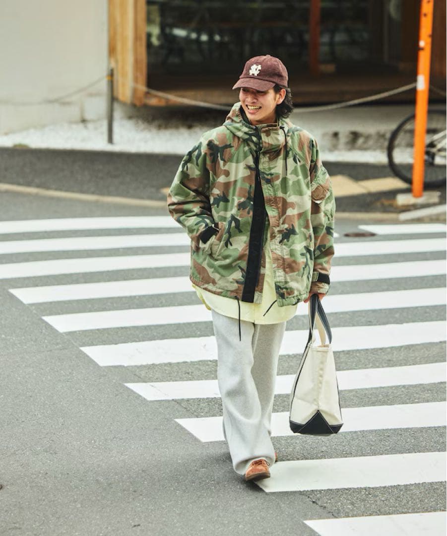 【NAUTICA】ビックシルエットミリタリーショートブルゾン 未使用に近い 美品