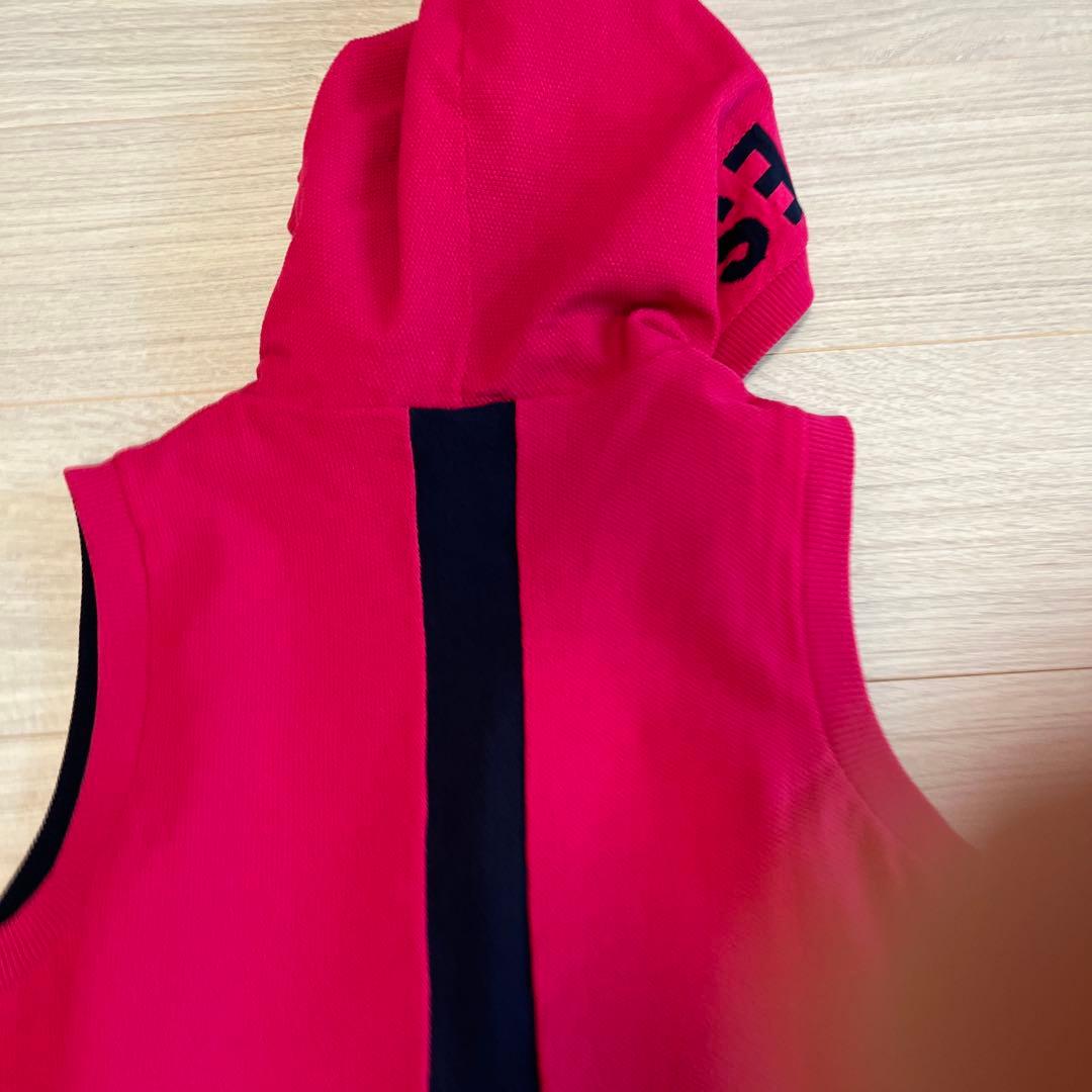 パーリーゲイツ、リバーシブルベスト、未使用に近い、