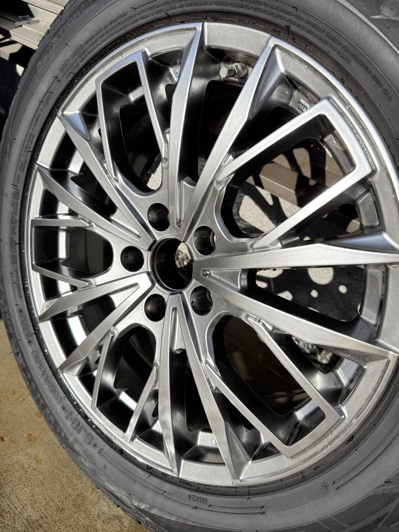 【バリ溝】現行レクサスNX　スタッドレス＋ホイールセット　対面受渡可