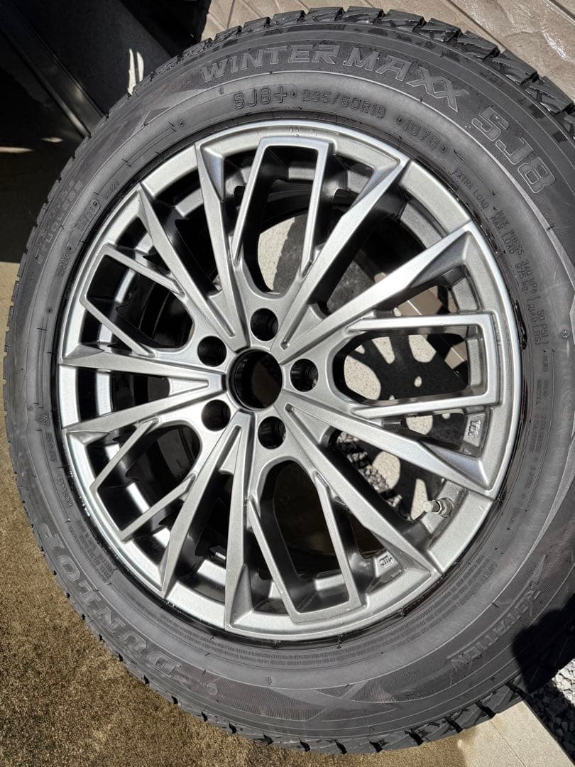【バリ溝】現行レクサスNX　スタッドレス＋ホイールセット　対面受渡可