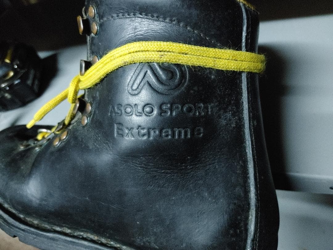 27CM ハンドメイドレザーテレマークブーツ ASOLO SPORTS