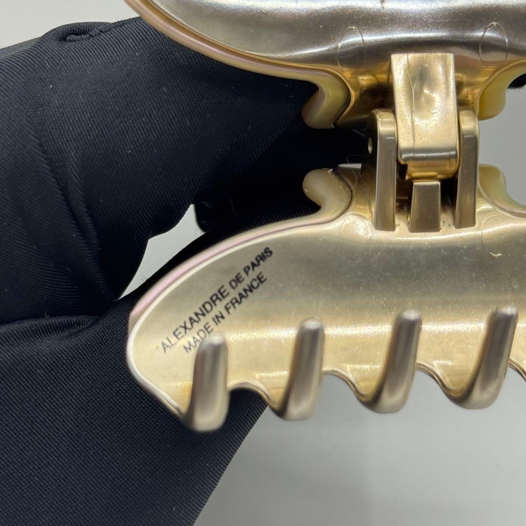 美品　アレクサンドルドゥパリ　ヴァンドーム　ヘアクリップ　M ゴールド