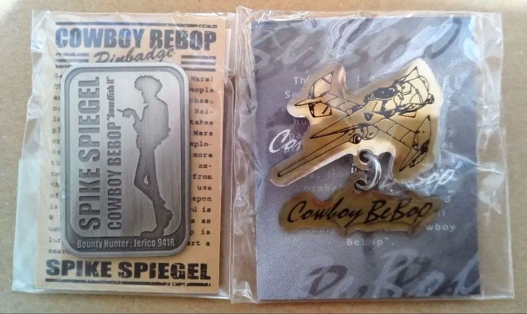 カウボーイビバップ　バッジ ピンズ　スパイク ソードフィッシュ