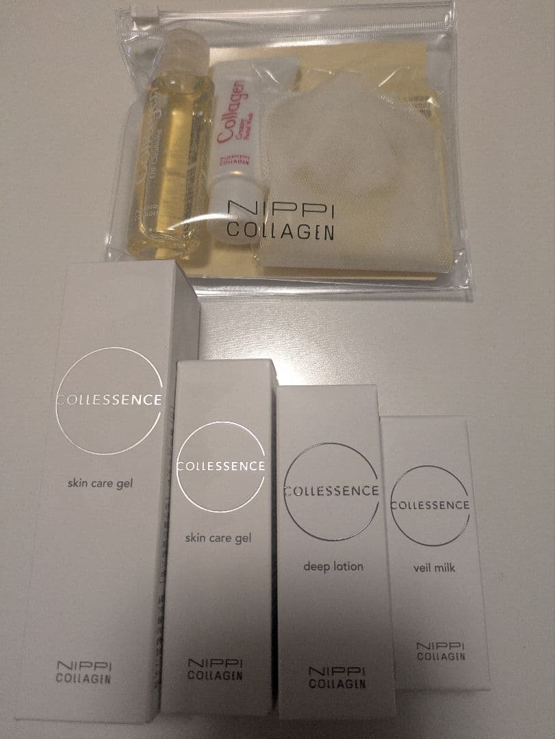 ニッピコラーゲン コレセンス スキンケアジェル　化粧水　乳液　洗顔　クレンジング