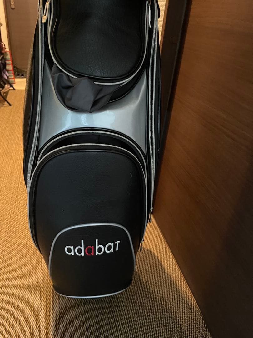 adabat キャディバッグ 黒/白