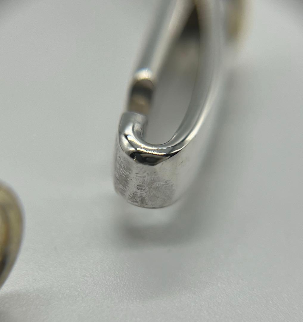 ティファニー TIFFANY サークルフック バングル SV YG コンビ