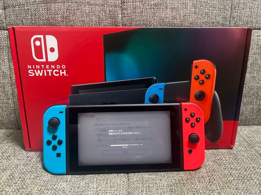 N*︎様 Nintendo Switch 本体 青/赤 中古