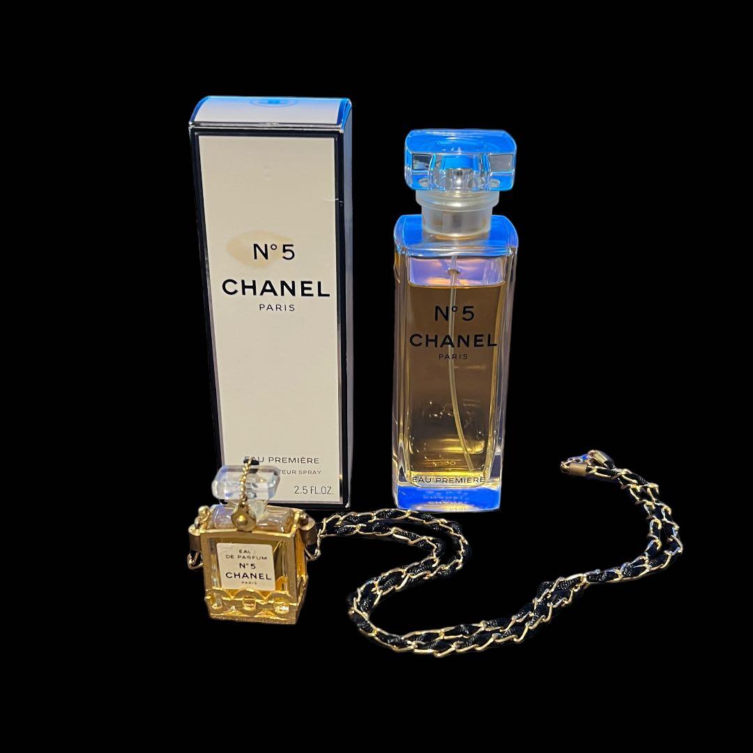 Mi26090 シャネル No5 香水ネックレス & 75mlボトル セット