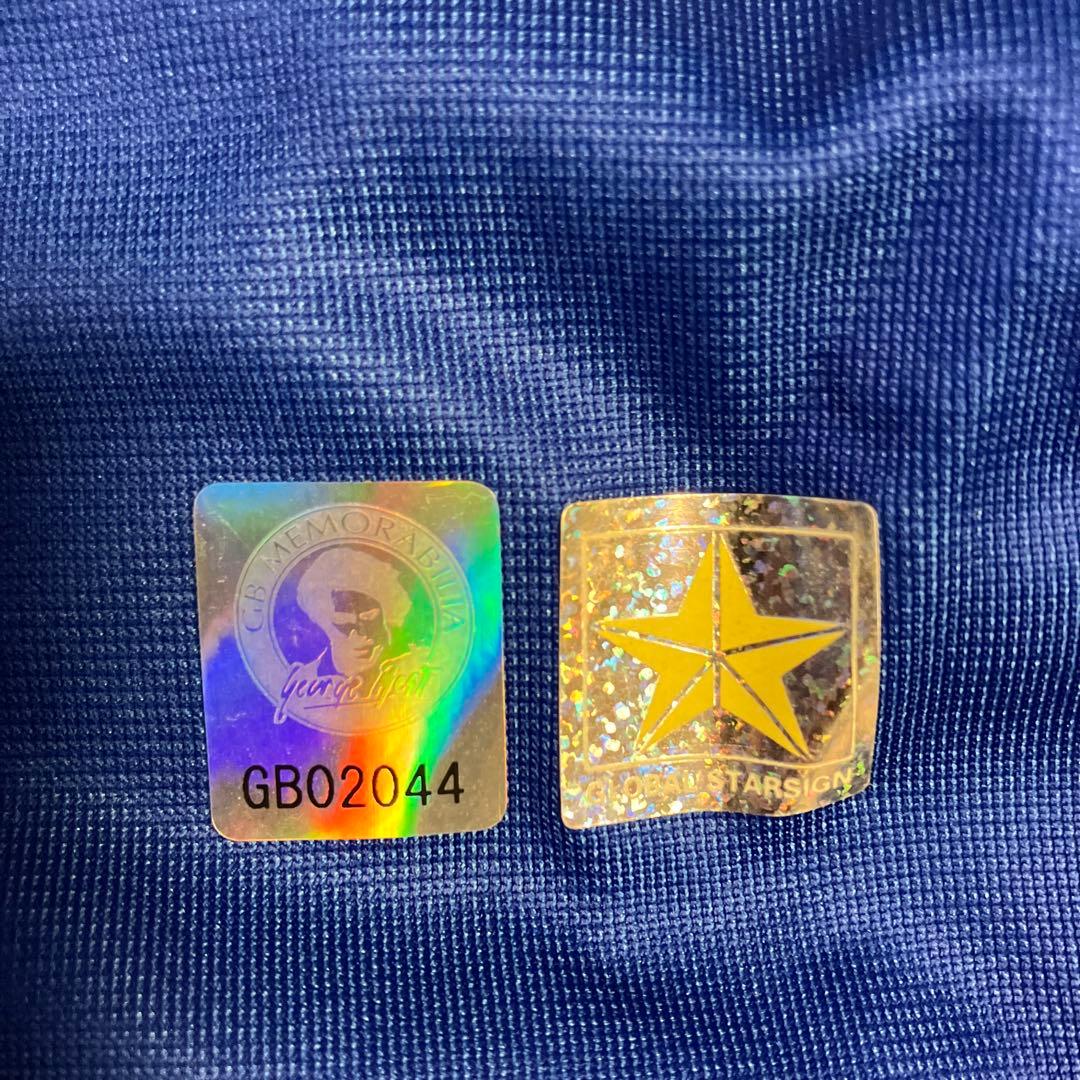 フランス代表ジネディーヌジダン2004年サイン入りユニフォーム証明書付き。激レア