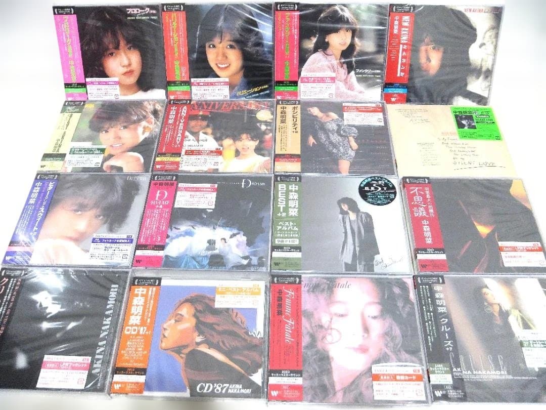 未開封　中森明菜　ラッカーマスターサウンド　CD１６本セット　初回特典付