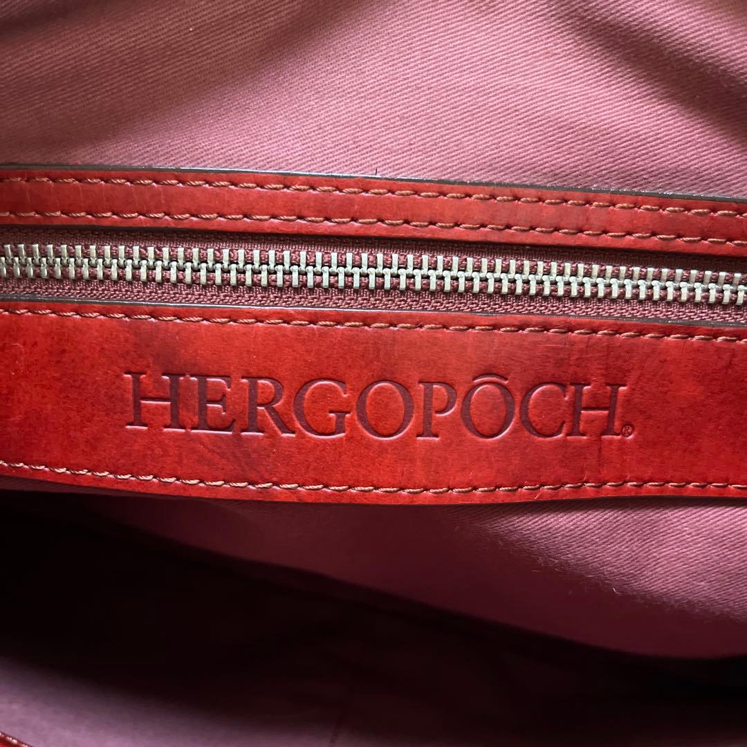 ●エルゴポック　2way ビジネス　バック　ショルダー　バッグ　オールレザー