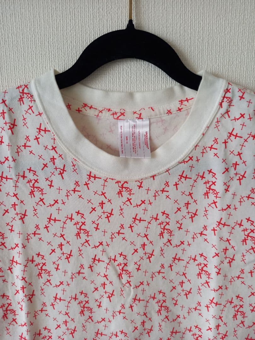 レアUNDERCOVER☆02aw☆魔女期☆レッドランダムクロスT☆十字架