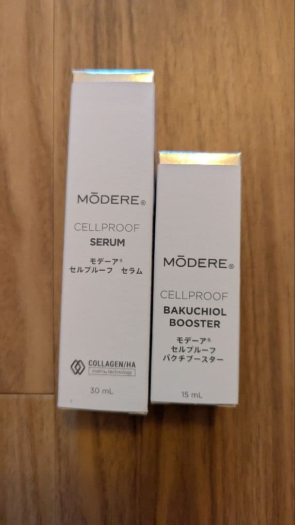 未使用　MODEREセルプルーフ セラム & バクチオールブースター