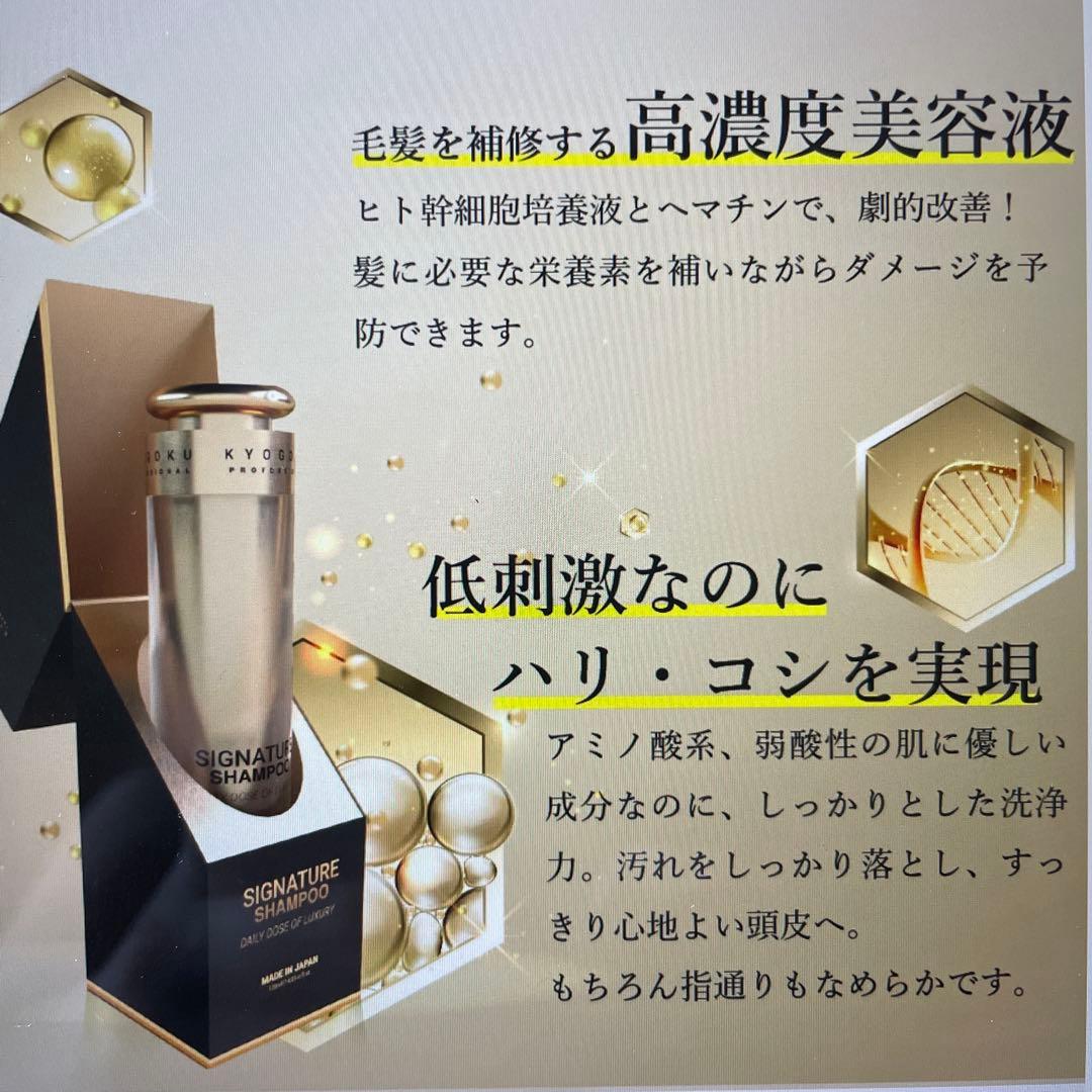 KYOGOKU SIGNATURE SHAMPOO ヒト幹細胞配合
