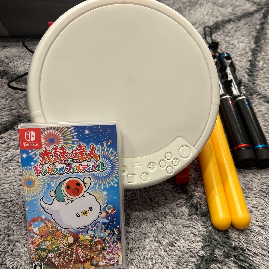 太鼓の達人 太鼓　フィットネスバチ　ソフト　セット