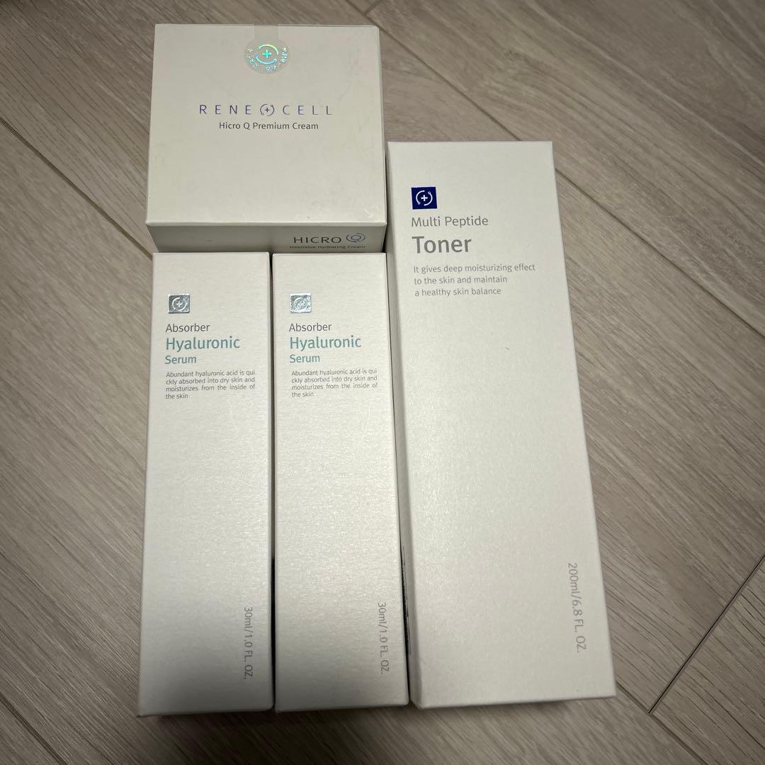 ルネセル　トナー　ハイクロクリーム　セラム✖️2本　セット