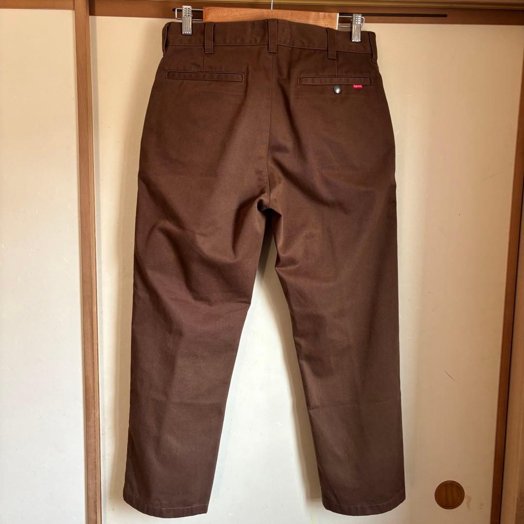 supreme work pant brown シュプリーム ワークパンツ 茶