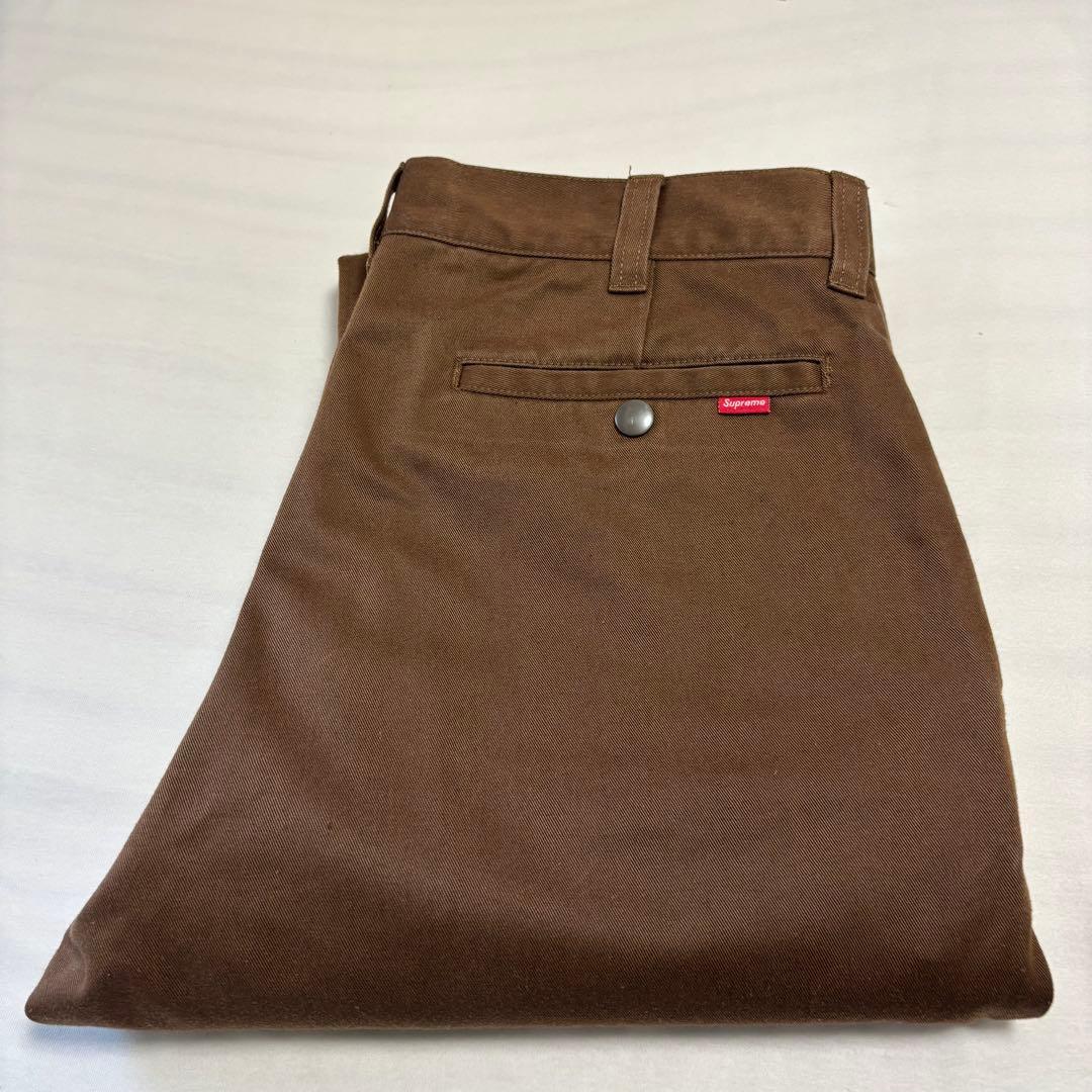 supreme work pant brown シュプリーム ワークパンツ 茶