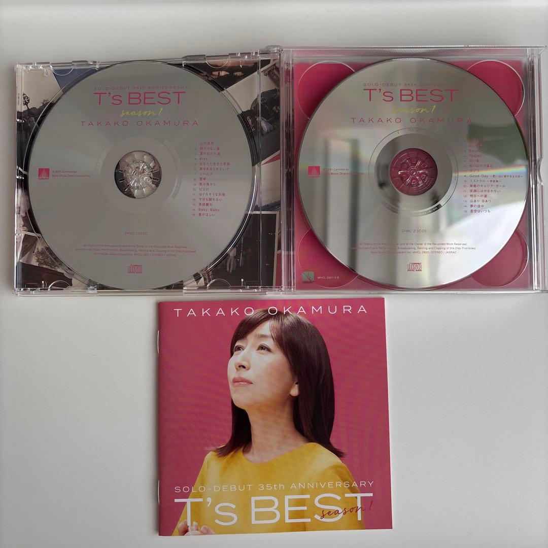岡村孝子「T's BEST season 1」〈初回生産限定盤（2CD+BD）〉