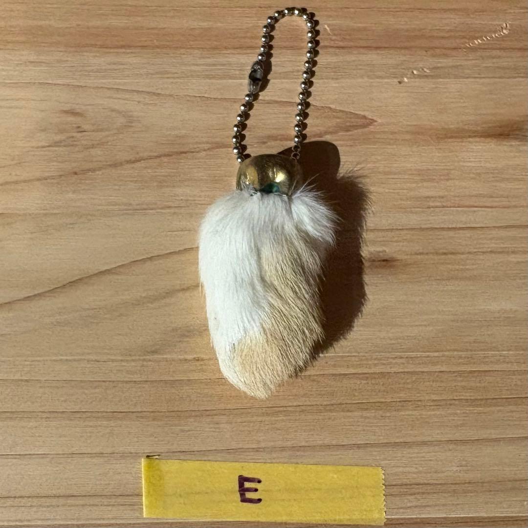 ヴィンテージ ラビットフット キーチェーン　ラッキーチャーム　USA製 E