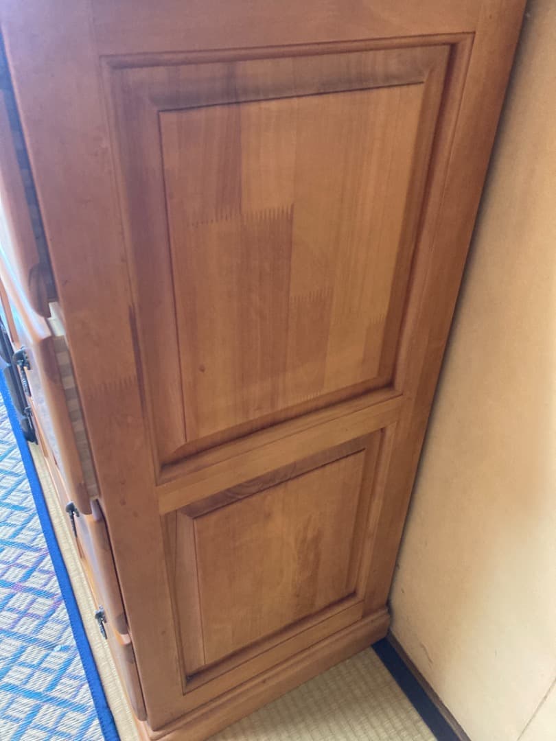 木製花柄チェスト 4段引き出し 引き取り可能