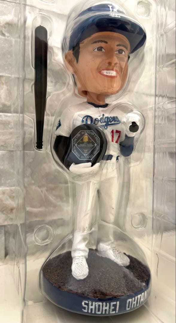 ★新品・未使用：世界に一つのレア逸品★大谷翔平2024MVPボブルヘッド表面粘土