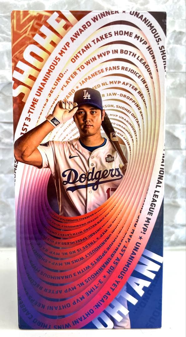 ★新品・未使用：世界に一つのレア逸品★大谷翔平2024MVPボブルヘッド表面粘土