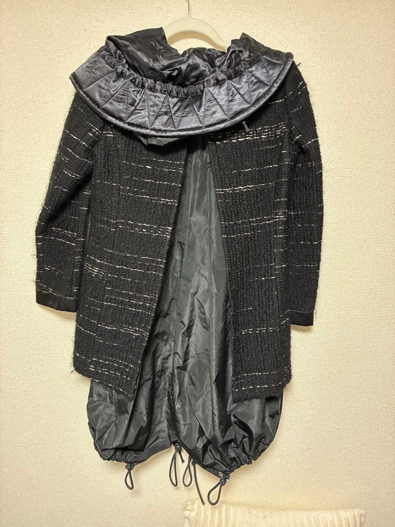 【アウター】サカイレイヤード風 ツイードコート size2