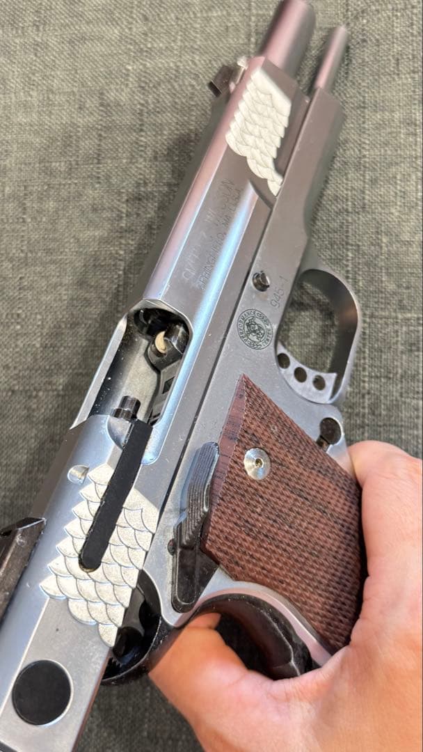 美品 KSC S&W M945 ステンレスシルバーモデル JASG安全基準適合