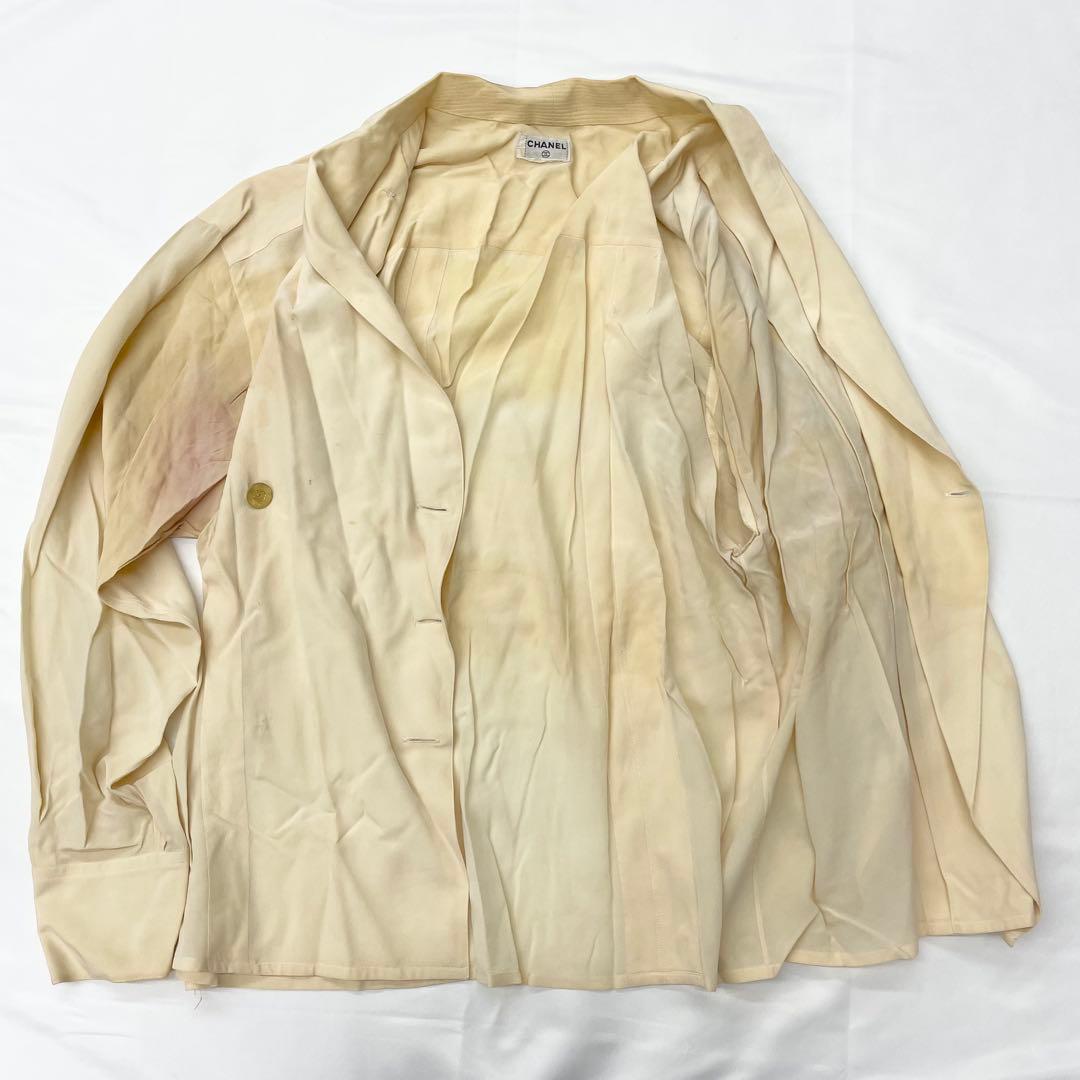 希少✨CHANEL ココボタン　ブラウス