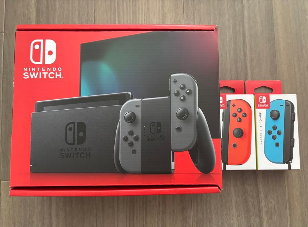 【美品】Nintendo Switch 本体 + ジョイコンセット
