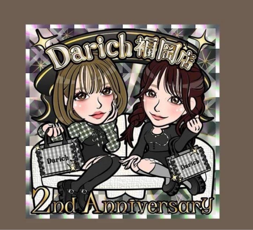 Darich ノベルティ チェックミニトートバッグシール付き