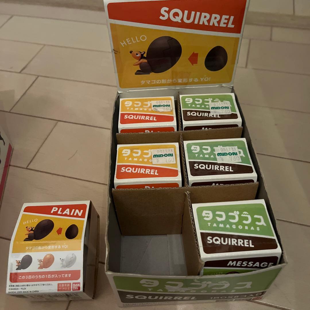 タマゴラス BEAR LION SQUIRREL plain message