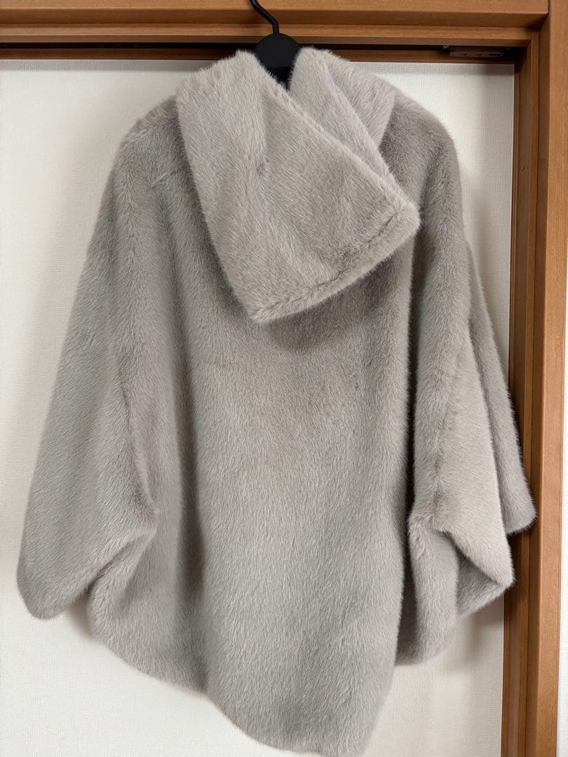 tantanpriority エコファーポンチョコート