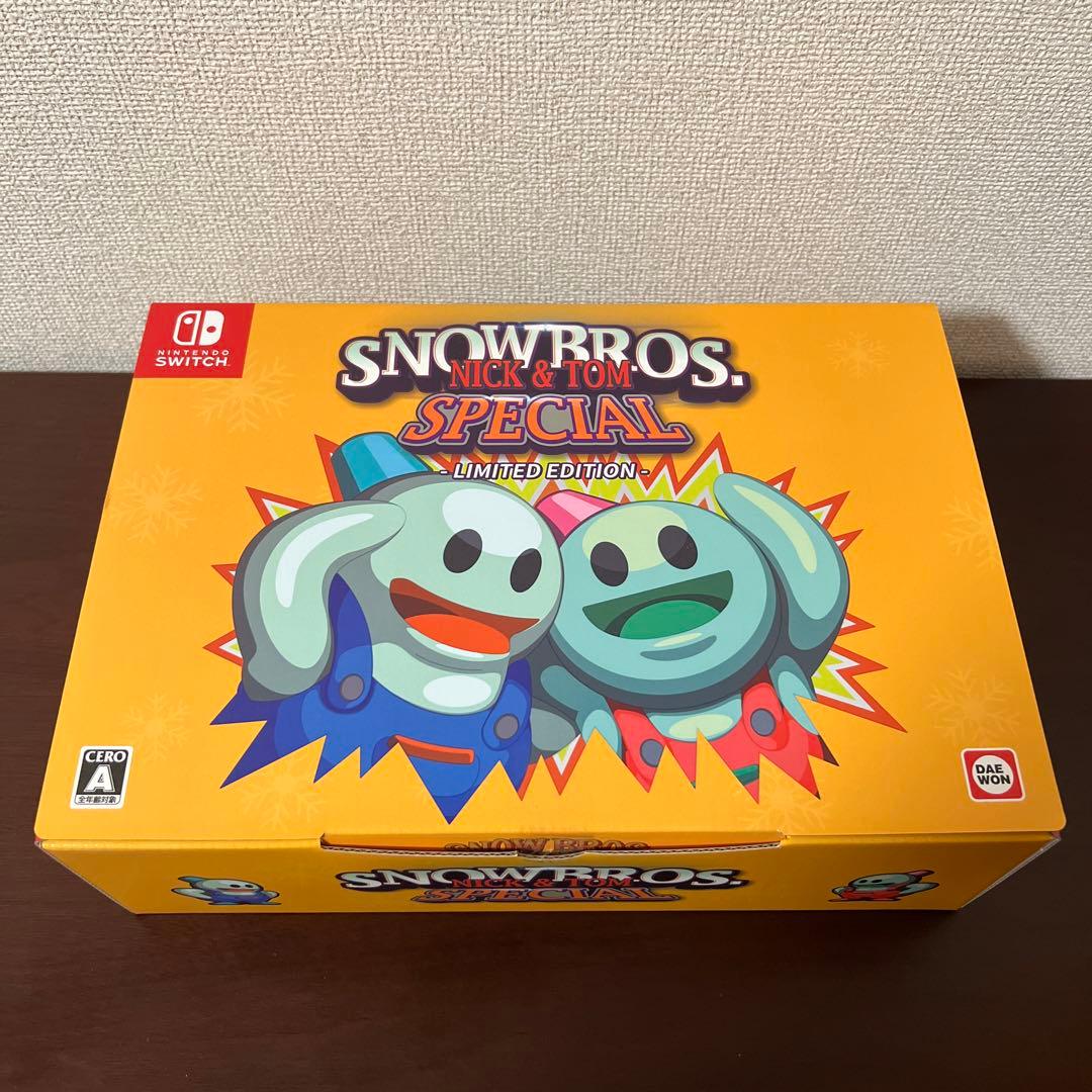 【新品未開封・極美品】スイッチ　スノーブラザーズなど限定版４タイトル＋アミーボ