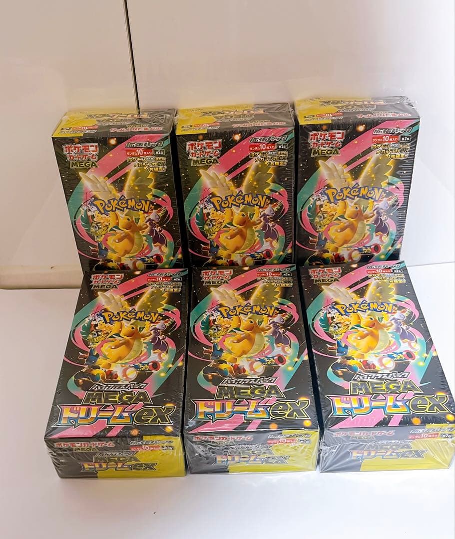 ポケモンカード MEGA ドリームEX 6BOXシュリンク付き
