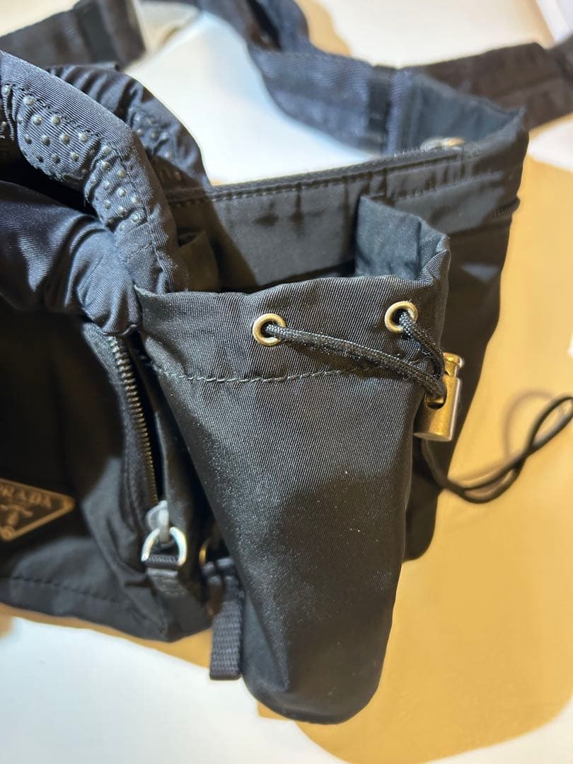 PRADA ブラック ボディバッグ　 　　　　　　　　　ユニセックス【男女兼用】