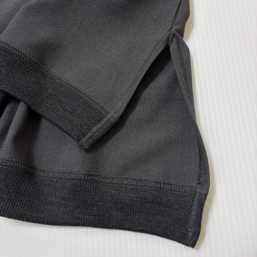 新品【ミズイロインド 】チュニック ベスト　グレー　Vネック　リブ