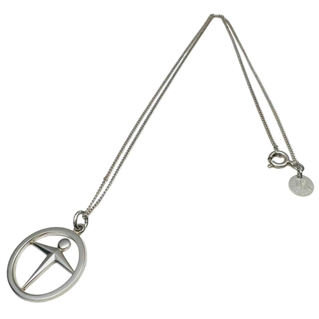 【極美品】TIFFANY ネックレス マンパワー 希少 ヴィンテージ シルバー