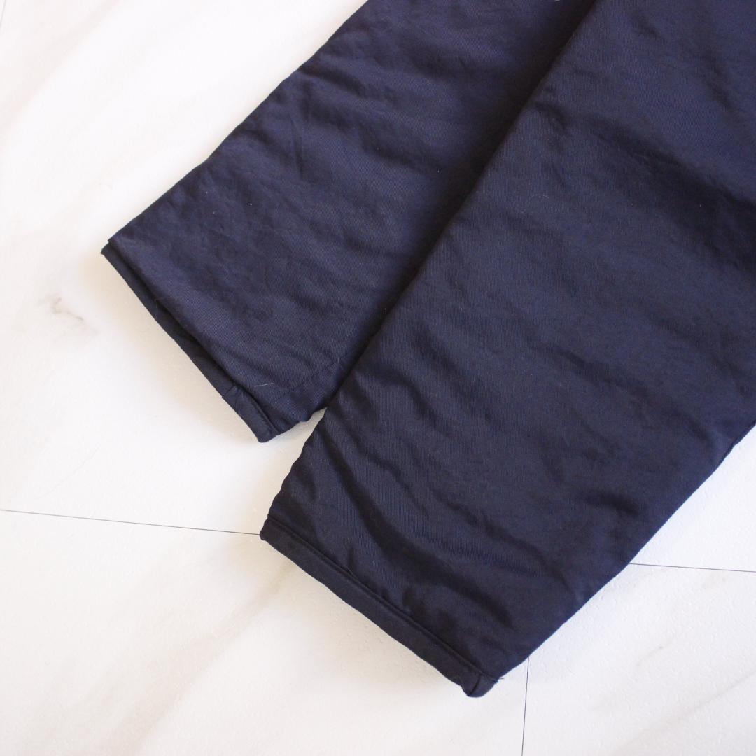 Vim 中綿ジャケット 22AW Sサイズ ネイビー シェルボタン サンダル