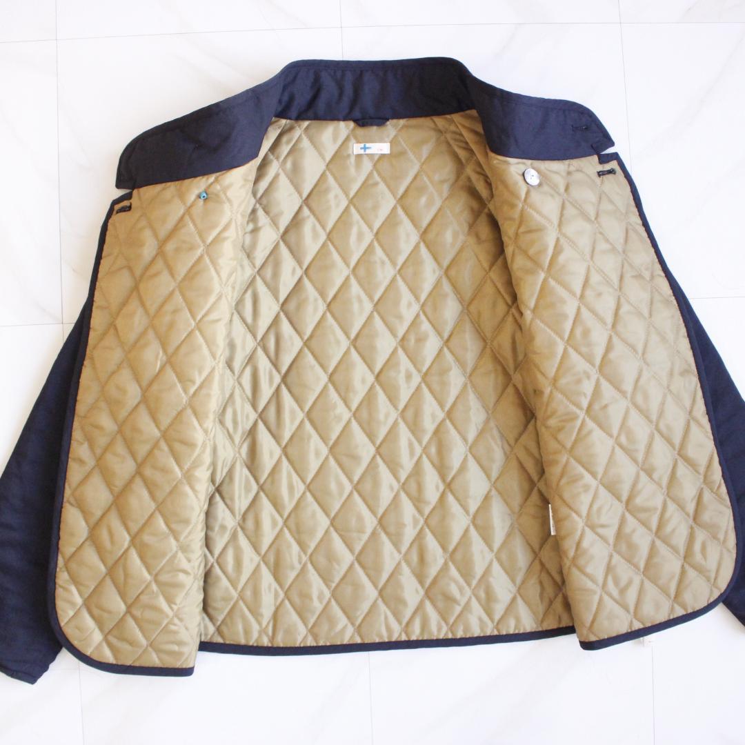 Vim 中綿ジャケット 22AW Sサイズ ネイビー シェルボタン サンダル