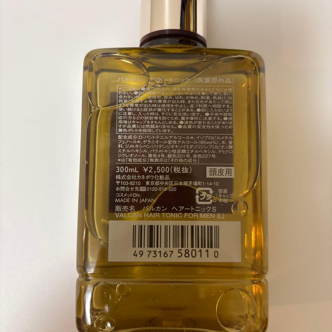 VALCAN ヘアトニック 男性用 300mL 3本