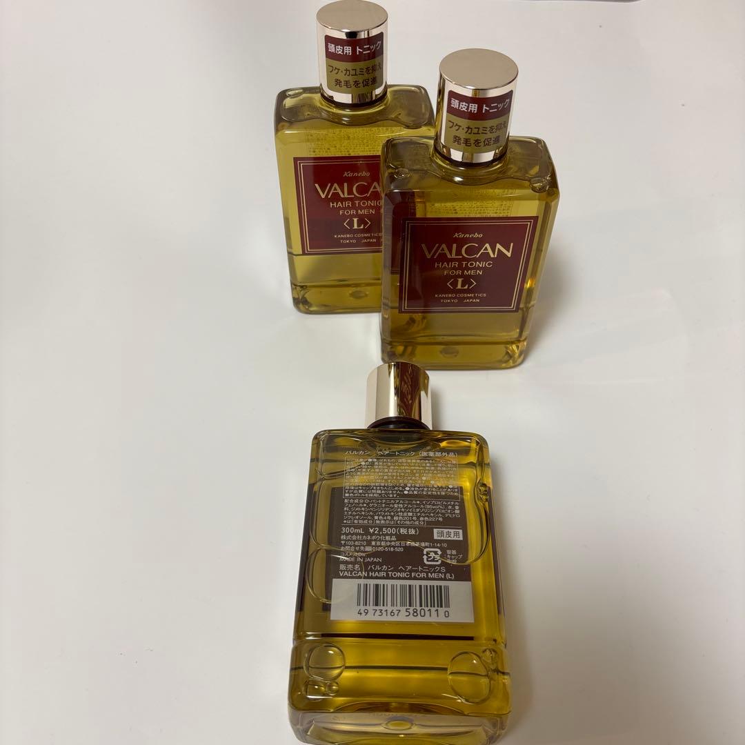 VALCAN ヘアトニック 男性用 300mL 3本
