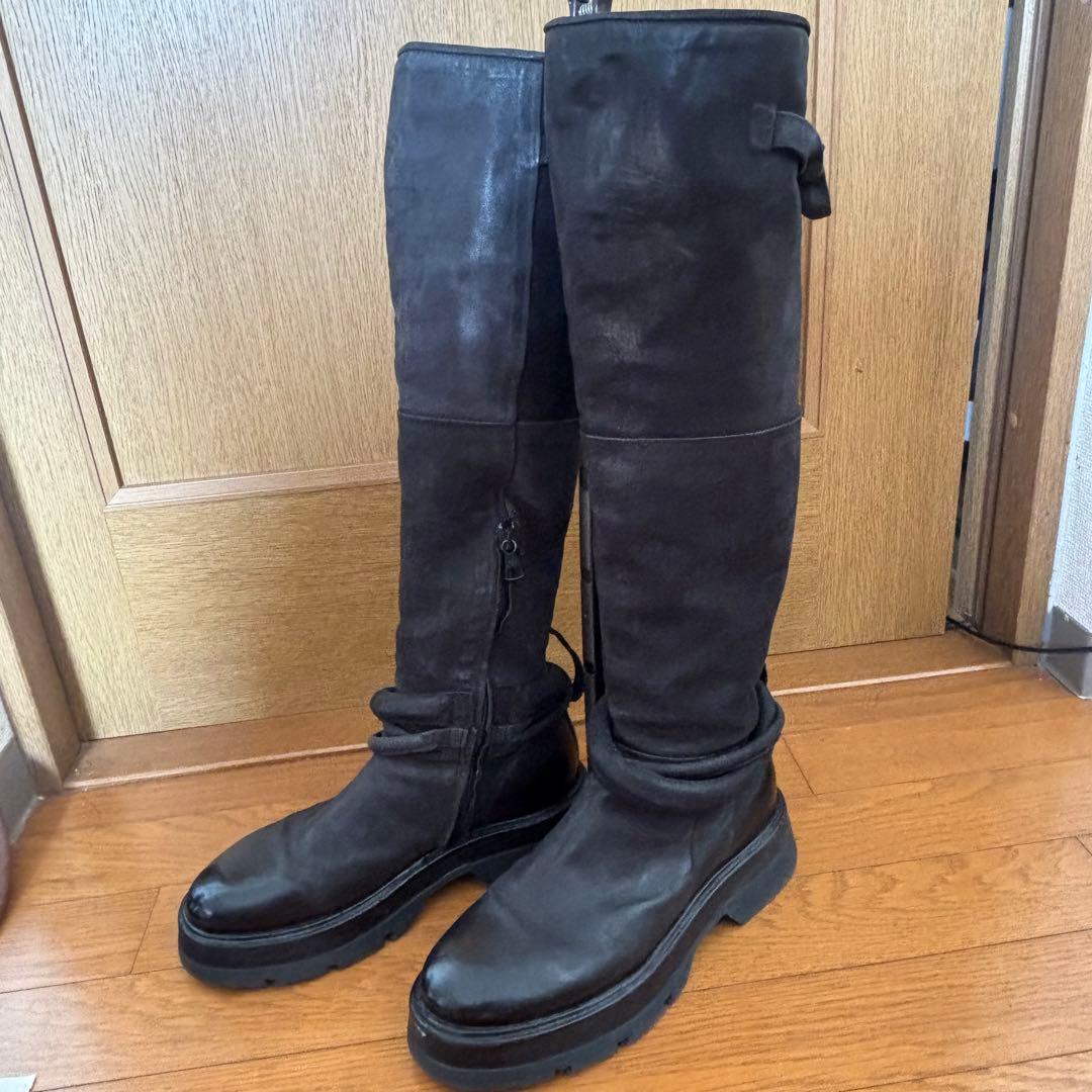A.S.98 エアーステップ98 パデッドリングデザインロングブーツ サイズ39