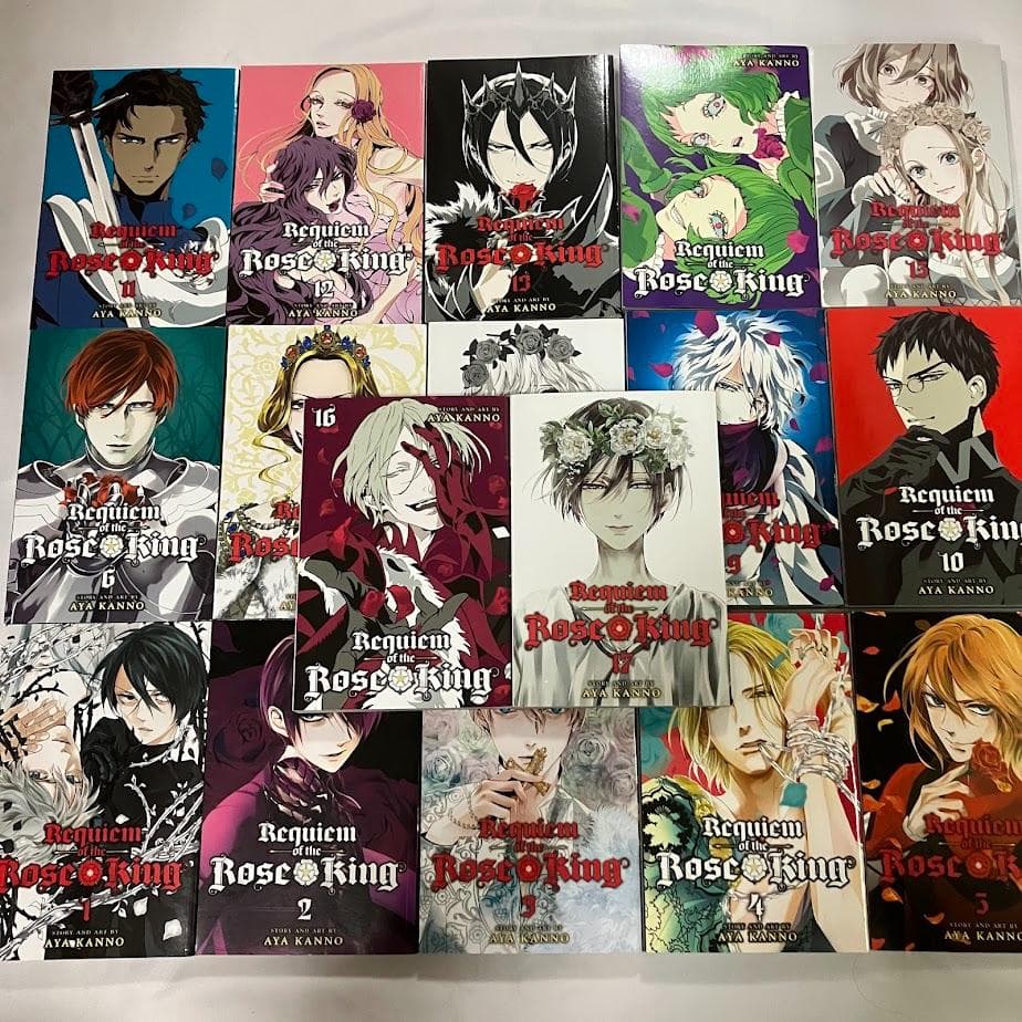 ヤ*ズ様 薔薇王の葬列 コミック 1～17巻 全巻／海外版（英語版）