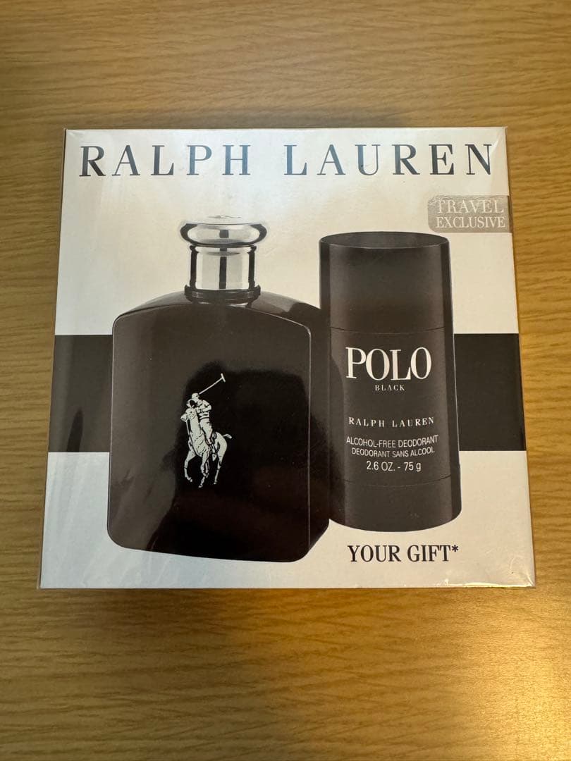 【未使用新品】ポロラルフローレン ブラック 香水125ml+デオドラント75g