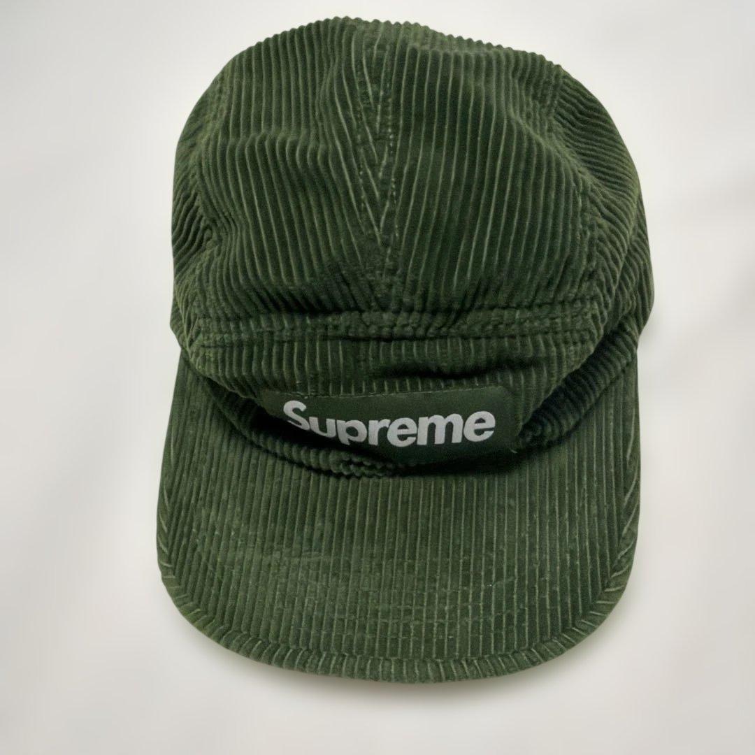 supremeキャップグリーン
